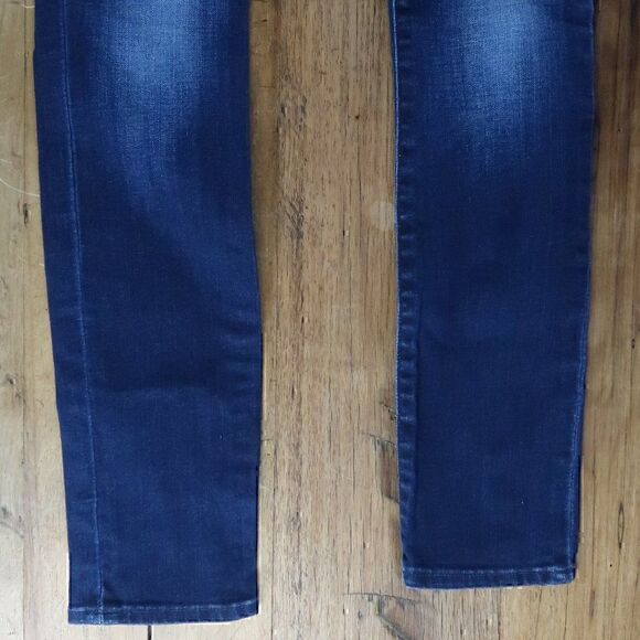 GAP 1969 RESOLUTION SLIM STRAIGHT DARK BLUE DENIM JEANS SIZE 25S - Picture 7 of 9